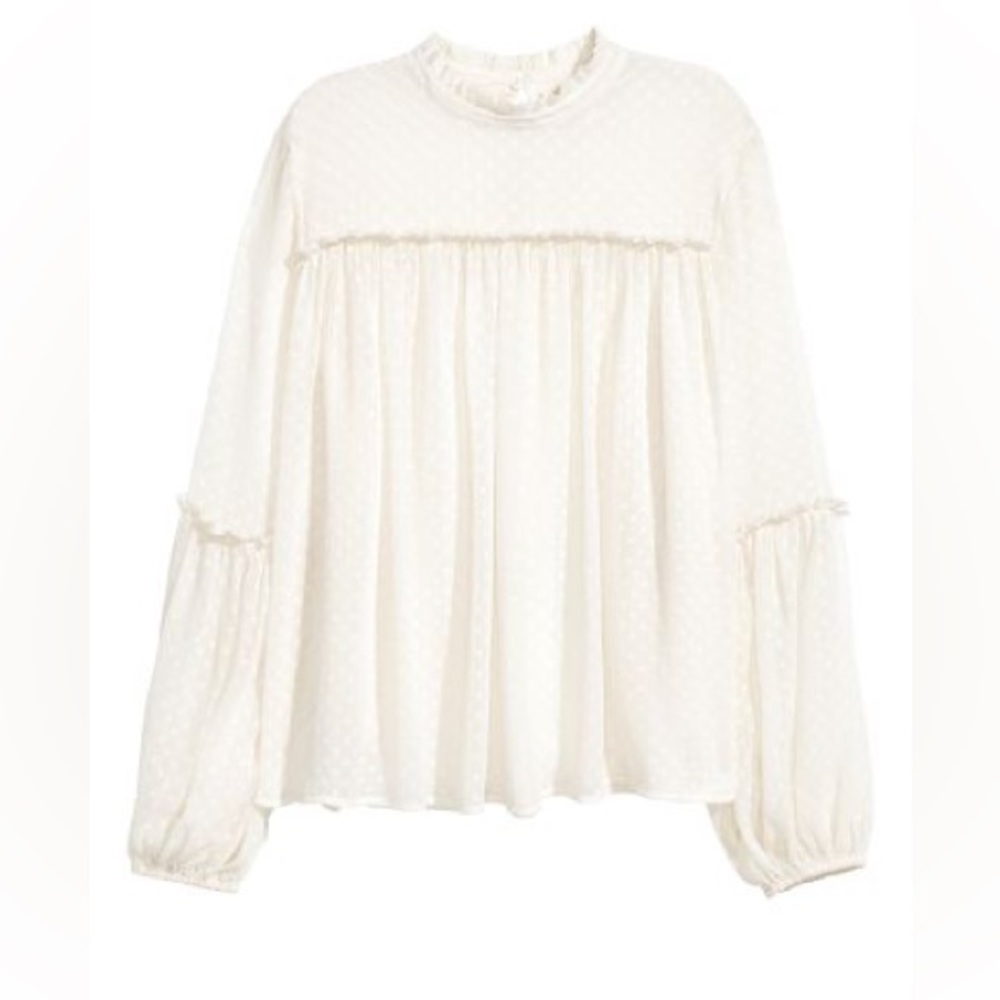 HM Chiffon Blouse in Size 2. Very cute for work!